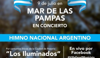 MAR DE LAS PAMPAS EN CONCIERTO PRESENTAR EN FORMA VIRTUAL A 